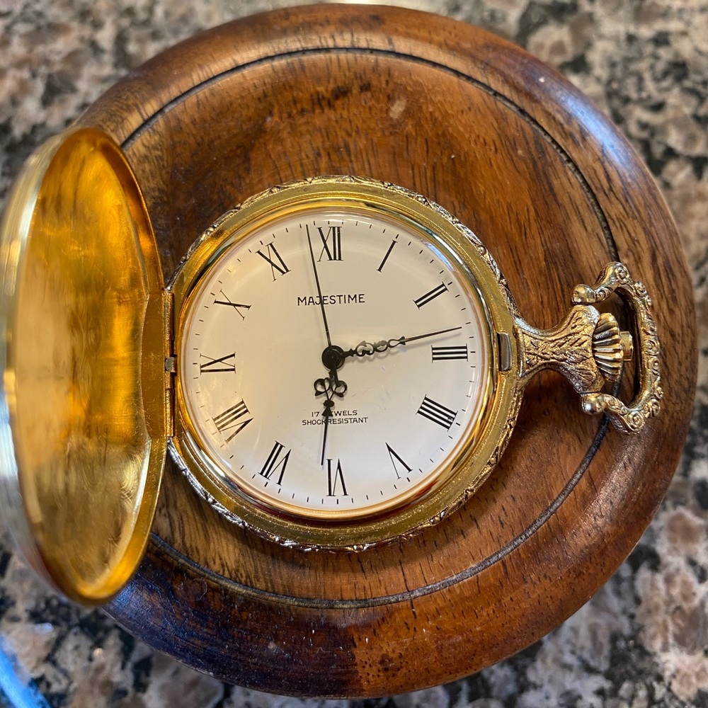 Vintage Majestime Pocket Watch